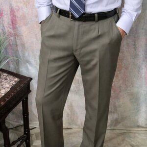 📌Mud-Colored Dress Pants European Tailoring Handmade with High Quality Fabric